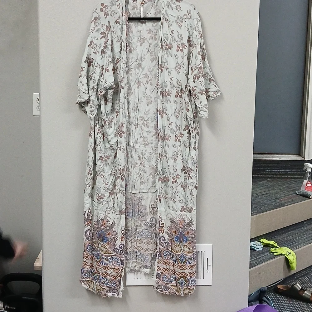 Free People Bali pixie lounge robe L - Picture 2 of 6